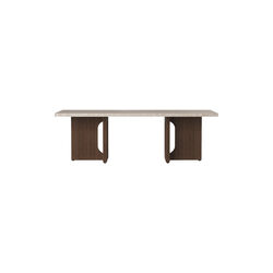 Androgyne Lounge Table | Dark Stained Oak/Kunis Breccia, Audo Copenhagen