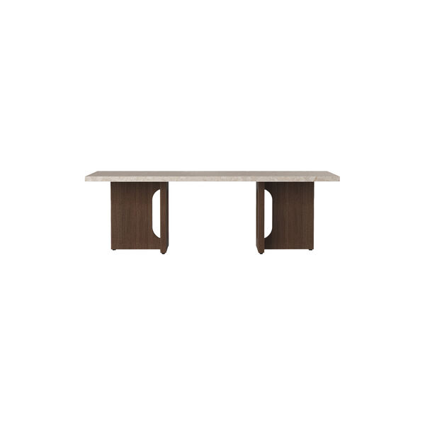 Androgyne Lounge Table | Dark Stained Oak/Kunis Breccia, Audo Copenhagen