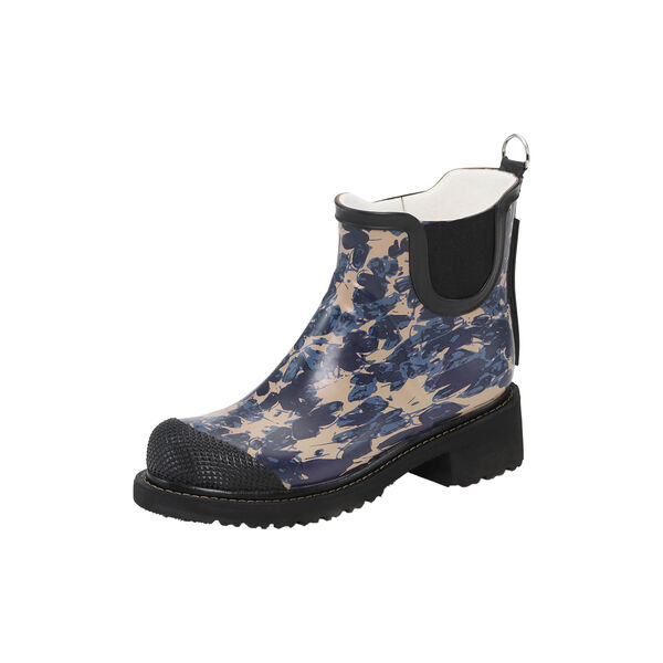 Short Rubber Boot | Beige Butterfly | Gummist&ouml;vel, Ilse Jacobsen Hornb&aelig;k