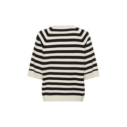 MadieIW Tee, black / whisper white stripe, InWear