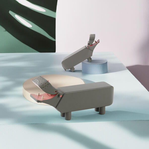 Flodh&auml;st liliput, gr&aring;, Kay Bojesen Denmark