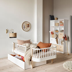 Wood Original | White | Bed Drawer, Oliver Furniture