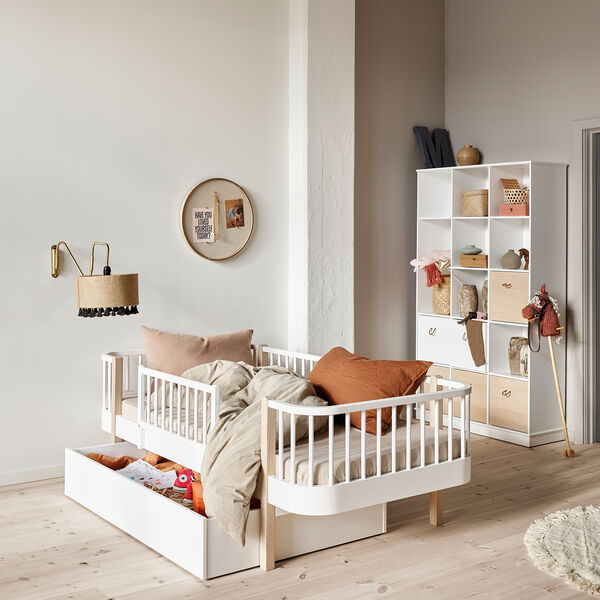 Wood Original | White | Bed Drawer, Oliver Furniture