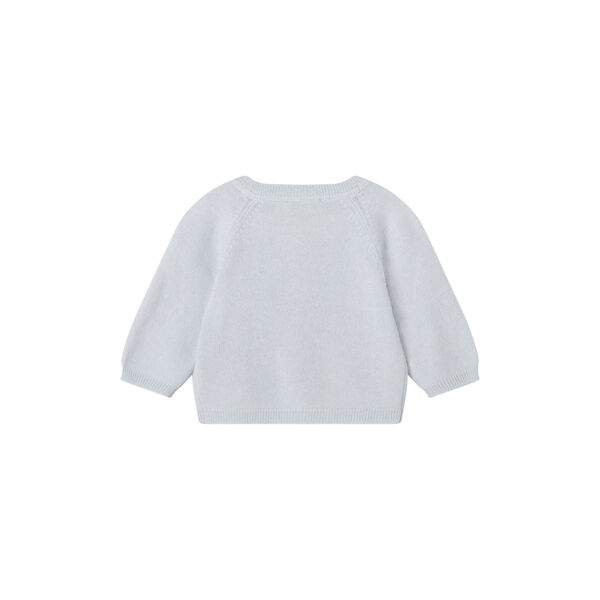 Tamla Cashmere Cardigan, light blue mel., MarMar Copenhagen