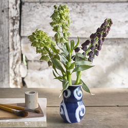 Tulle vas, bl&aring;, K&auml;hler