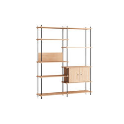 Shelving System 2002C, oak Shelving System 2002C, oak, MOEBE