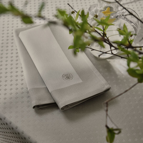 DAMASK servett, greige, Georg Jensen Damask