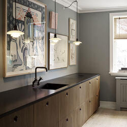 PH 2/1 pendel, svart, Louis Poulsen