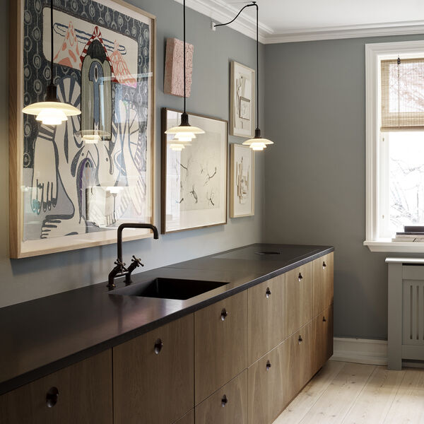 PH 2/1 pendel, svart, Louis Poulsen