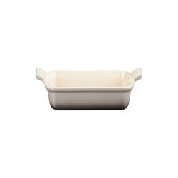 Heritage rektangulärt fat 19 cm, flint, Le Creuset