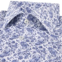 Regular, C77 RM cuff, blue pattern, Stenstr&ouml;ms