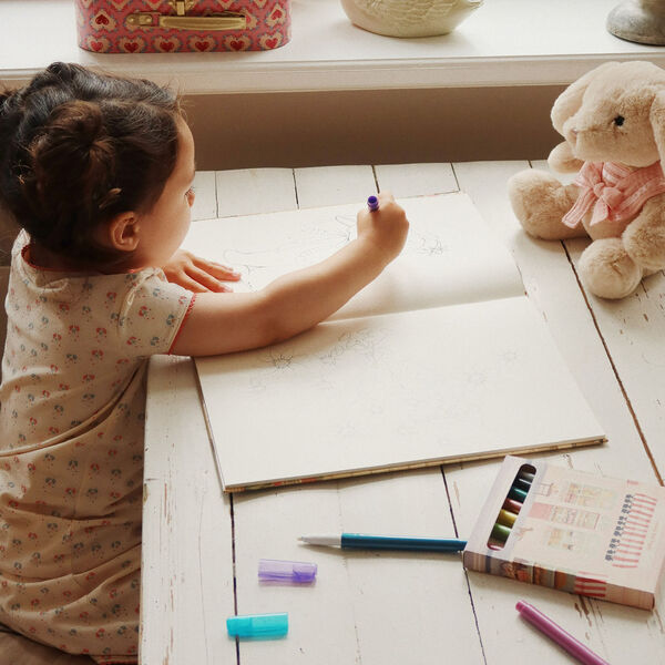 2-pack Suitcase, pink 2-pack Suitcase, pink, Konges Sløjd