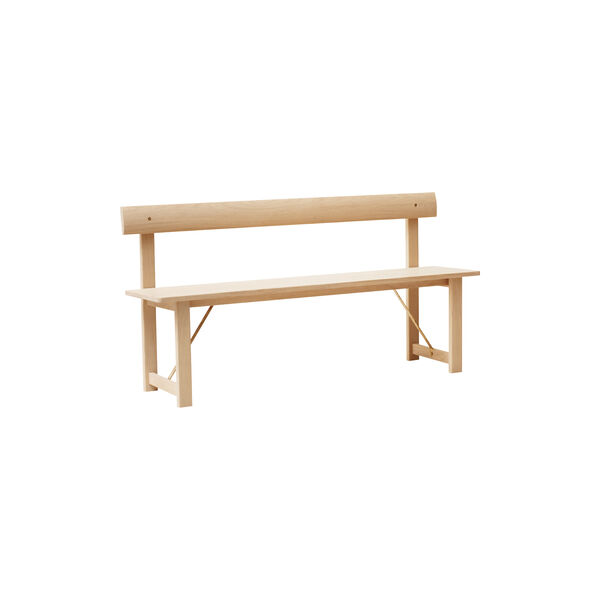 Position Bench 155, white oiled oak, Form & Refine