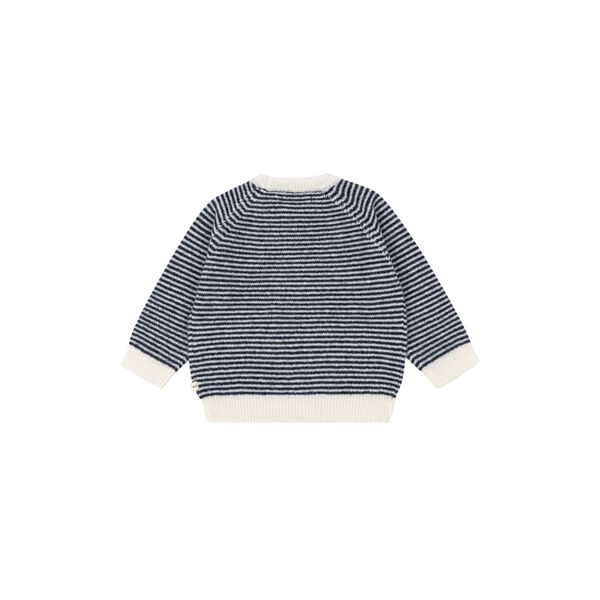 Berle Knit Sweater, ensign blue/buttercream, Konges Sl&oslash;jd