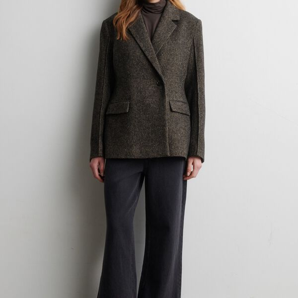 Emi New Fitted Blazer, demitasse, Second Female