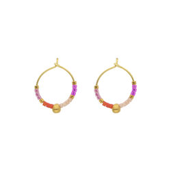 Heidi Örhängen, coral love, Nuni Copenhagen