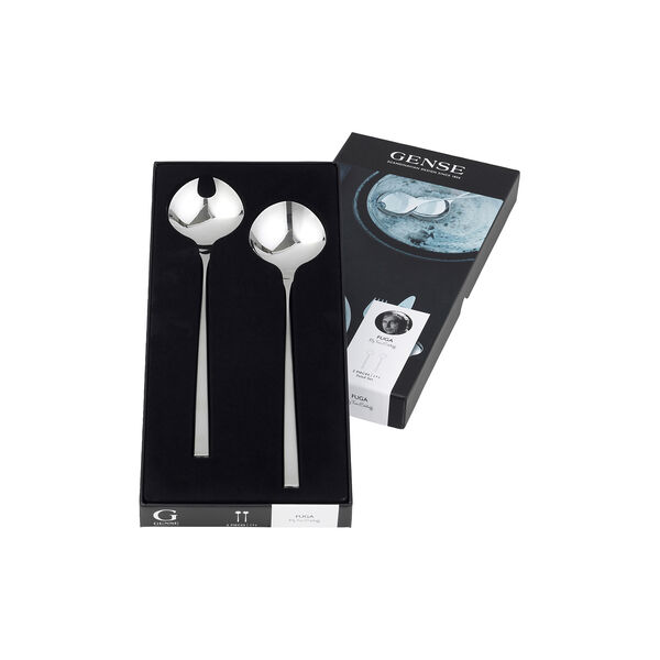 Fuga mat salladsbestick, Gense