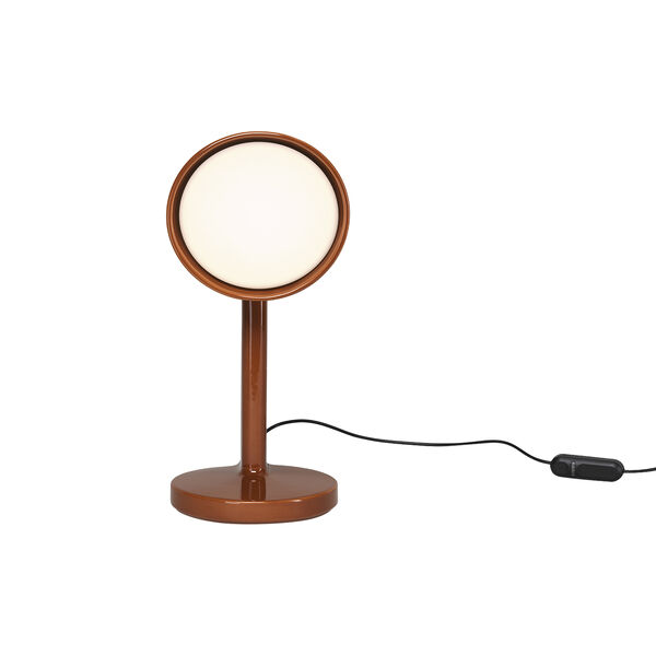 C&eacute;ramique Side Table Lamp, rust red, Flos