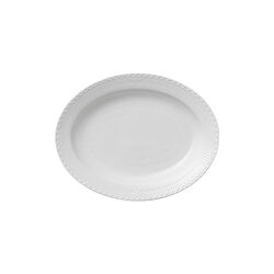 White Fluted Half Lace fat, 36,5 cm, Royal Copenhagen
