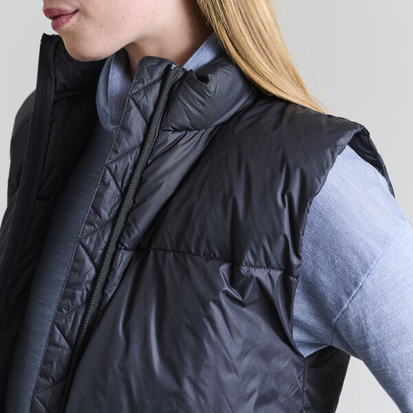 Feather down kort väst, black, BITTE KAI RAND