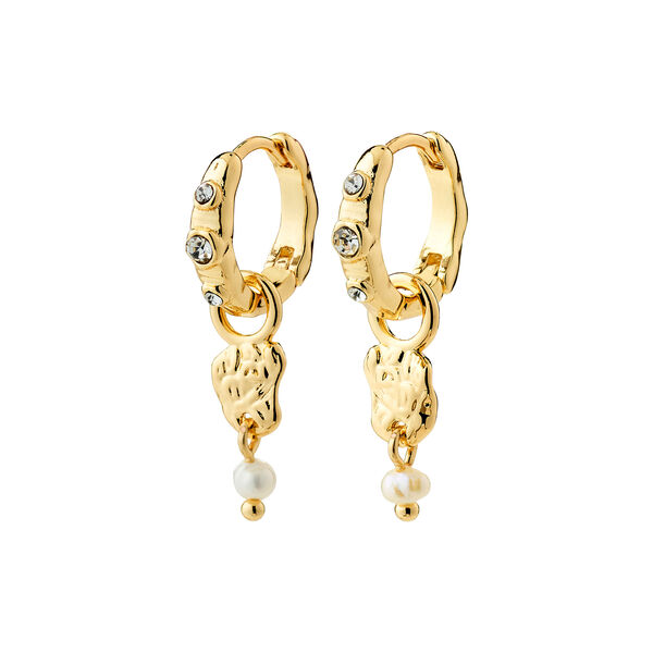 SLOAN earrings, gold plated, Pilgrim