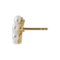 Bloom Pearl Berries Earring Single, gold, Stine A Jewelry