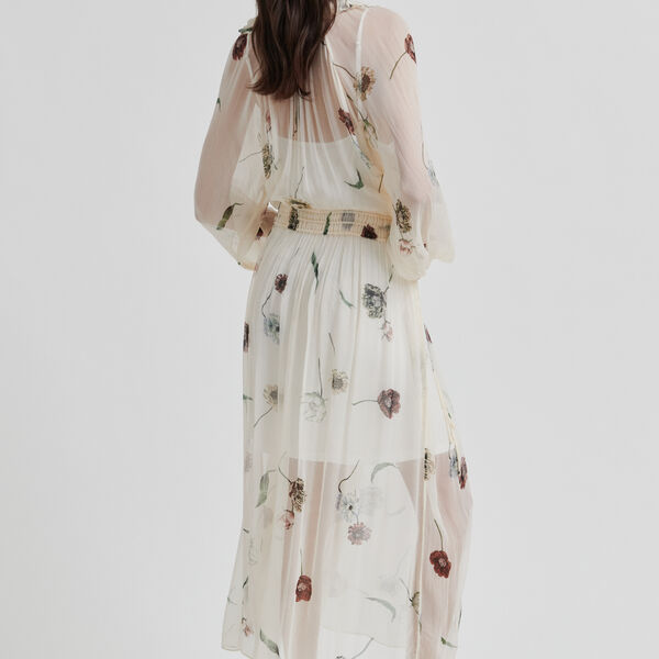 Florala Maxi Dress, summer sand, Second Female