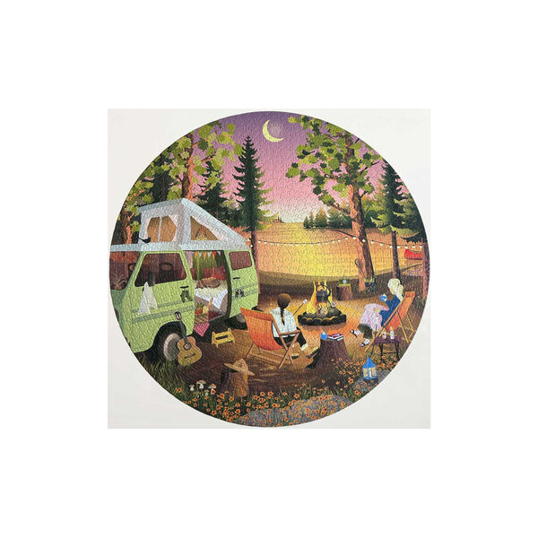 Van Life - Round Pussel med 1000 bitar Van Life - Round Pussel med 1000 bitar, ViSSEVASSE