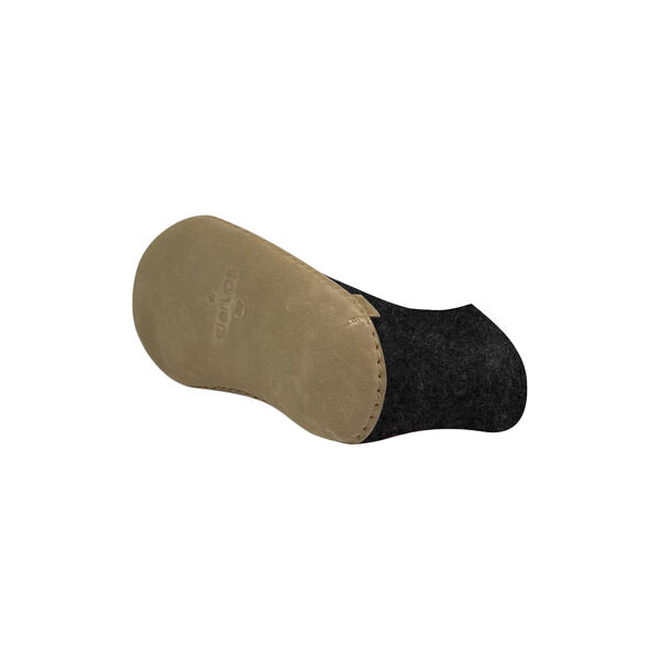 Filttofflor höga, kolgrå, Glerups