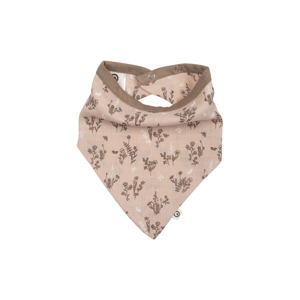 FLORA Muslin haklapp 2-pack, nightingale/balsam cream/walnut, Müsli by Green Cotton