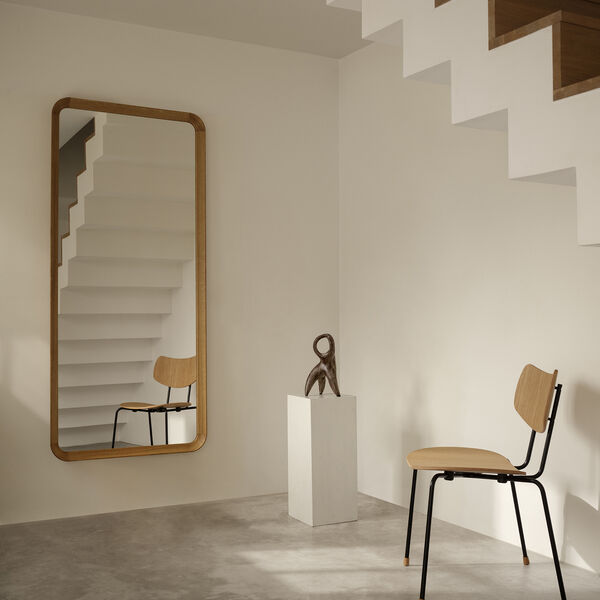 VLA62 Radio House spegel, vit oljad ek, Carl Hansen & Søn