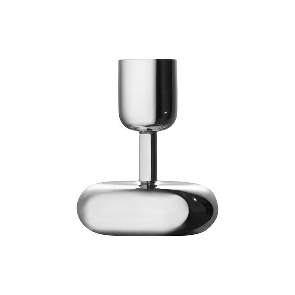 Nappula ljusstake, st&aring;l, Iittala