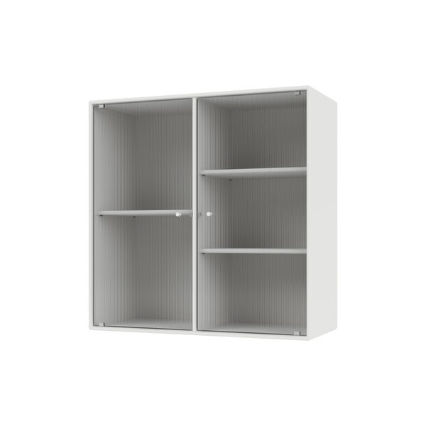 RIPPLE II Vitrine Cabinet, 01 white, Montana Furniture