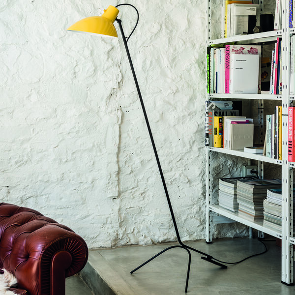 VV Cinquanta Floor Lamp, yellow/black, Astep
