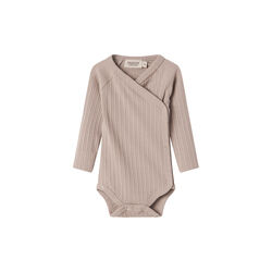 Belito LS Wrap Bodysuit, soft beige, MarMar Copenhagen