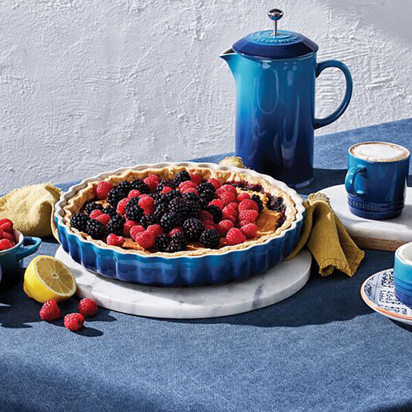 Heritage pajform, azure blue, Le Creuset