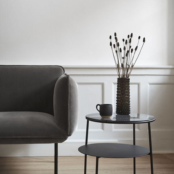 Danish Summer karaff, black smoke, Kodanska