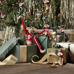 Monkey Christmas Jumper 2024 small teak/limba Monkey Christmas Jumper 2024 small teak/limba, Kay Bojesen Denmark