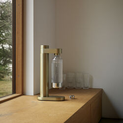 Brus kolsyremaskin, brushed brass, Stelton