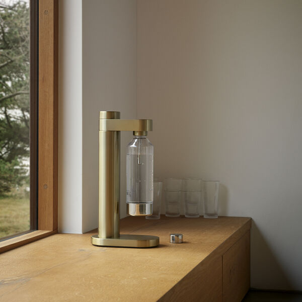 Brus kolsyremaskin, brushed brass, Stelton