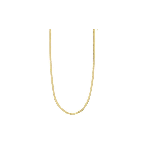 JOANNA flat snake chain Halsband, gold-plated, Pilgrim