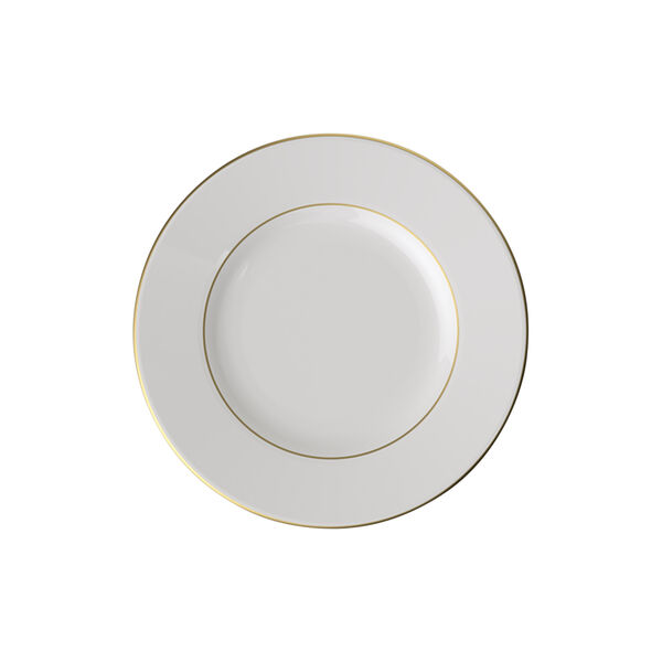 Anmut Gold Lunchtallrik &Oslash; 22 cm, white/gold, Villeroy & Boch