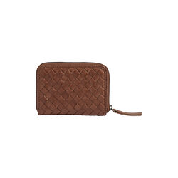 SelmaMBG Wallet Weave, cognac, Markberg