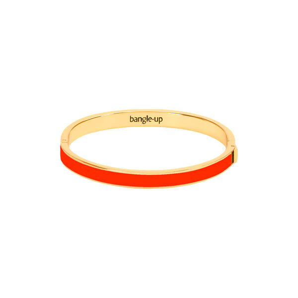 BANGLE Armband 7 mm T1, tangerine, bangle up