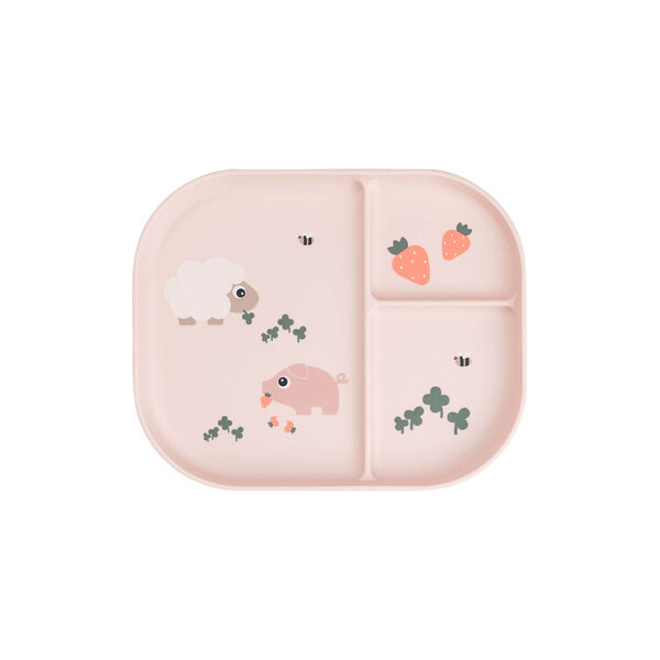 Tiny Farm Foodie Indelad tallrik, powder Tiny Farm Foodie Indelad tallrik, powder, Done by Deer