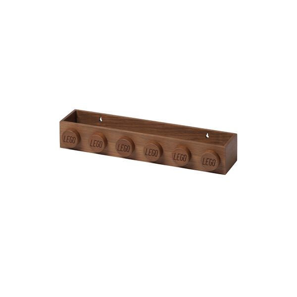 LEGO® 1x6 bokhylla, mörkbetsad ek LEGO® 1x6 bokhylla, mörkbetsad ek, Room Copenhagen
