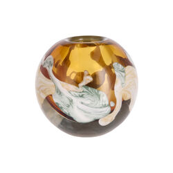 Otea vas, brown/blue, Villa Collection