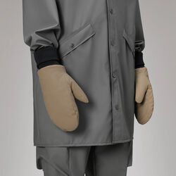 Alta Puffer Mittens, beige Alta Puffer Mittens, beige, Rains