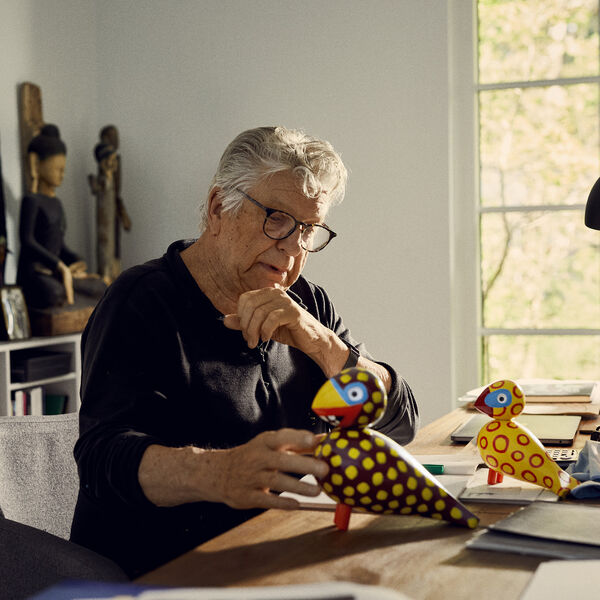 Sångfågel x Leif Sylvester 2025, blue eyes, Kay Bojesen Denmark