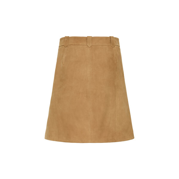 IR Funda Skirt, suede light brown, Atelier R&ecirc;ve